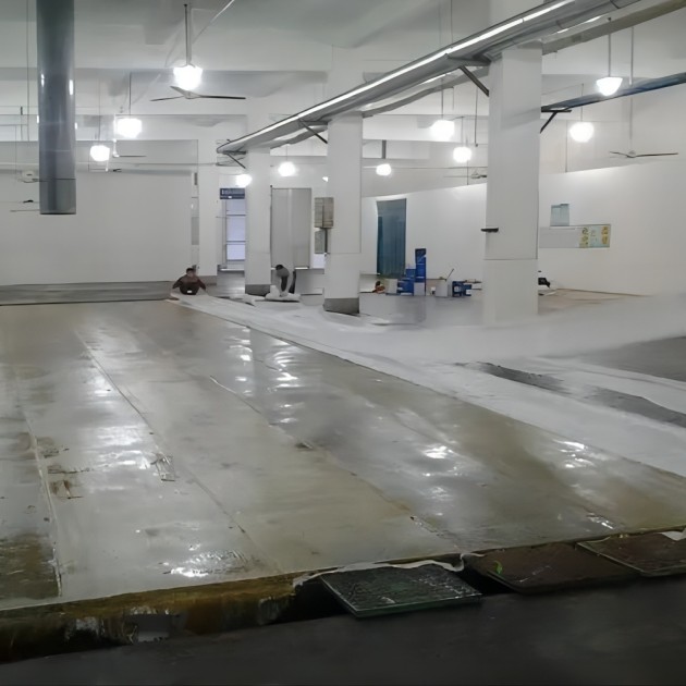 赵县防腐蚀地坪,环氧玻纤地坪，玻纤工业地坪，环氧玻纤布地坪,乙烯基玻纤布地坪产品图3